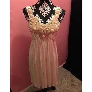 NWT Flirty cream dress